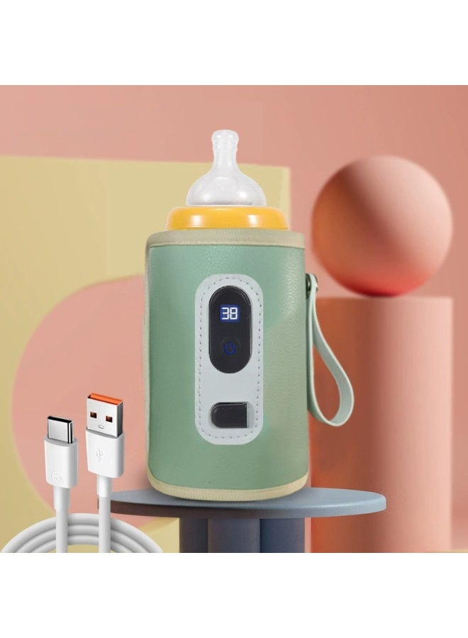 Universal Baby Bottle Warmer | USB Portable Milk Heating Sleeve for Indoor & Outdoor Use, Home & Travel - Image 1